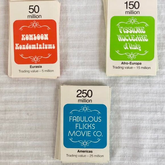 Vintage 1973 Billionaire Board Game Of Global Enterprise W/ Original Box - Picture 4 of 13